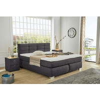 Boxspringbett  dunkelgrau Liegefläche B/L: ca. 180x200 cm Rabea_Max_Boxspringbett - dunkelgrau (189,00/106,00/215,00cm)