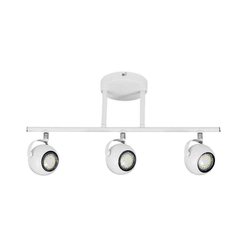 SPOT Light Spotbalken 5019302 weiß Metall B/H/T: ca. 50x29x12 cm GU10 3 Brennstellen Lea - weiß (50,00/29,00/12,00cm) - SPOT Light
