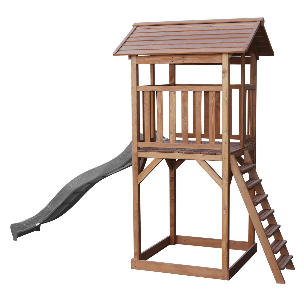 AXI Spielturm Beach Tower braun B/H/L: ca. 111x242x349 cm Beach Tower - braun/grau (349,00/111,00/242,00cm) - AXI