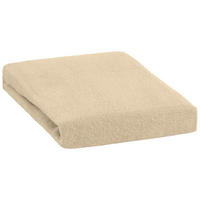 Frottee Spannbetttuch Baby-Spannbetttuch_Frottee 70x140cm - beige (70,00/140,00cm)