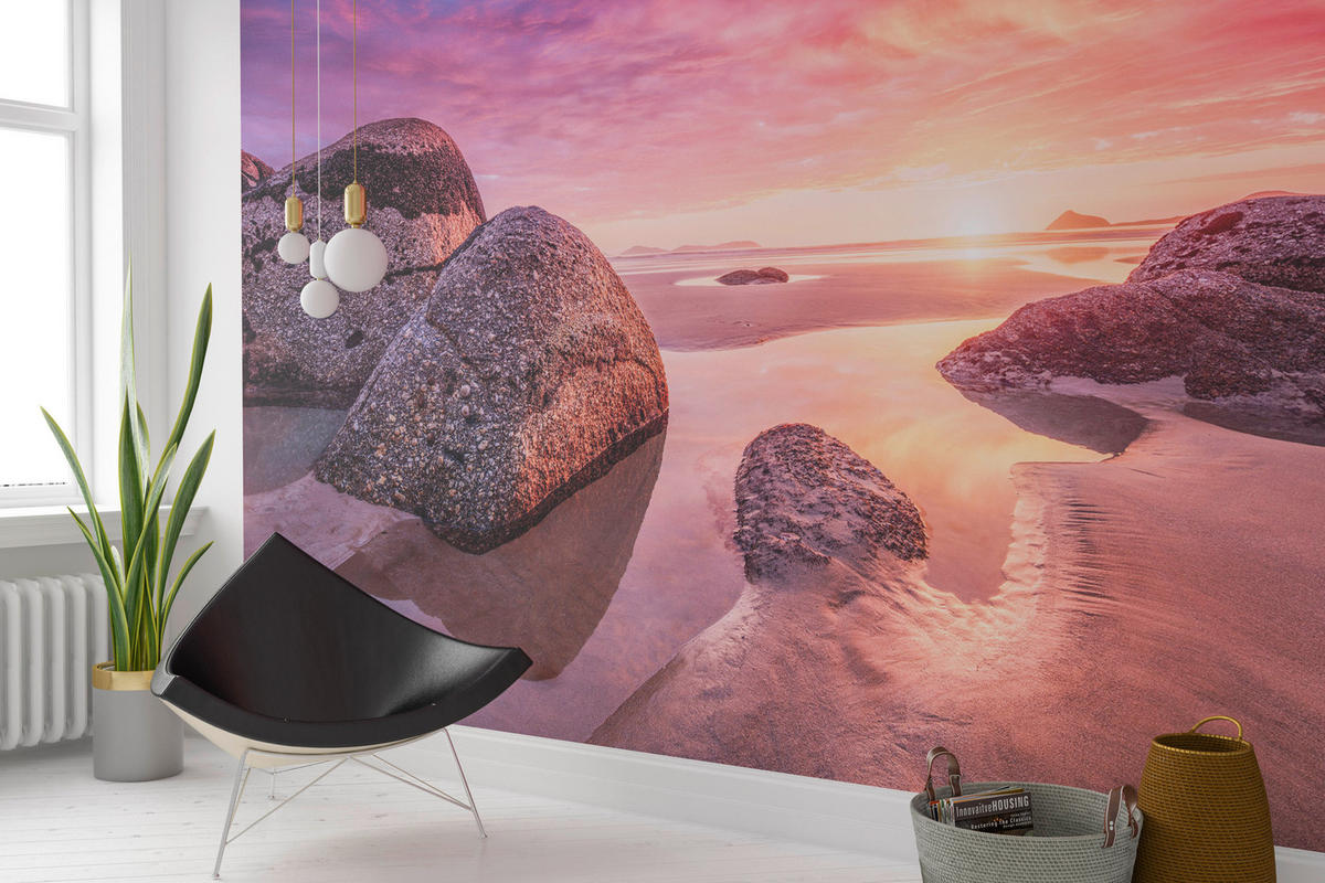 Komar Fototapete Sunset Bay B/L: ca. 368x248 cm Sunset Bay - (368,00/248,00cm) - Komar