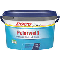 POCOline Raumfarbe weiß ca. 10 l Raumfarbe_Polarweiß 10l - weiß (10,00l) - POCOline