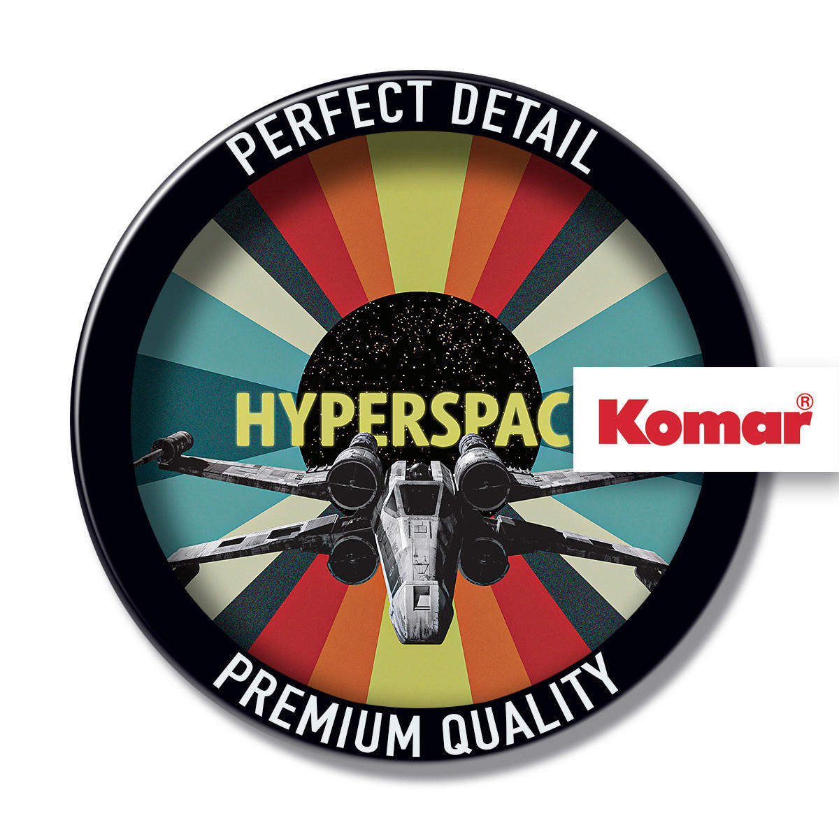 Komar Fototapete Star Wars Hyperspace IADX4-029 multicolor Star Wars Hyperspace IADX4-029 - multicolor - Komar