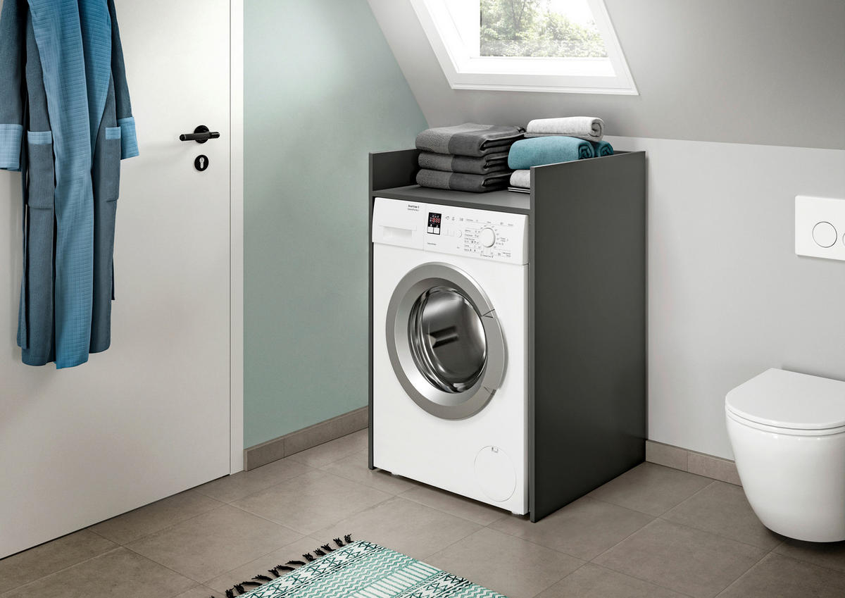 Waschmaschinenumbauschrank Free anthrazit B/H/T: ca. 66x101x60 cm Free - anthrazit (66,00/101,00/60,00cm) - xonox.home