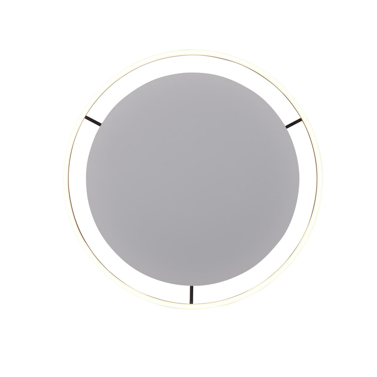 Just Light LED-Deckenleuchte RITUS 15392-13 weiß anthrazit Metall H/D: ca. 5,3x58,5 cm 1 Brennstellen RITUS - weiß/anthrazit (58,50/5,30cm) - Just Light