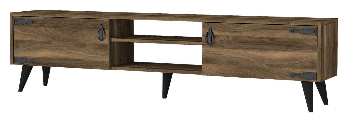 TV-Lowboard Anthes walnuss Nachbildung B/H/T: ca. 180x41x30 cm Anthes - walnuss (180,00/41,00/30,00cm) - moebel17