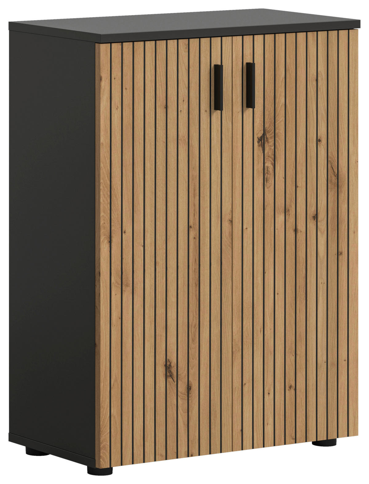 Badhochschrank Mone Basalt Nachbildung Artisan Oak Nachbildung B/H/T: ca. 60x81x30 cm Mone - Basalt (60,00/81,00/30,00cm) - xonox.home