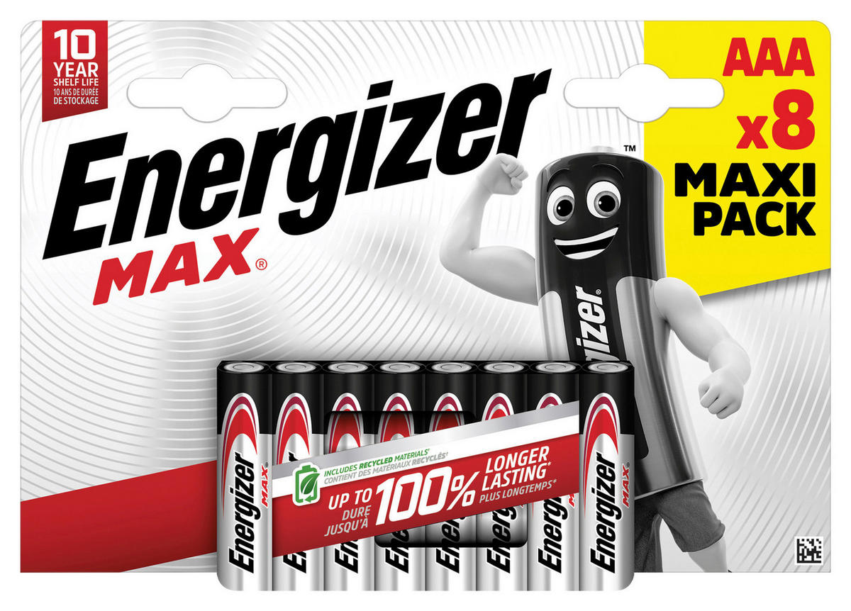 Energizer Batterie Batterie_AAA_Energizer_Max_8er - Energizer
