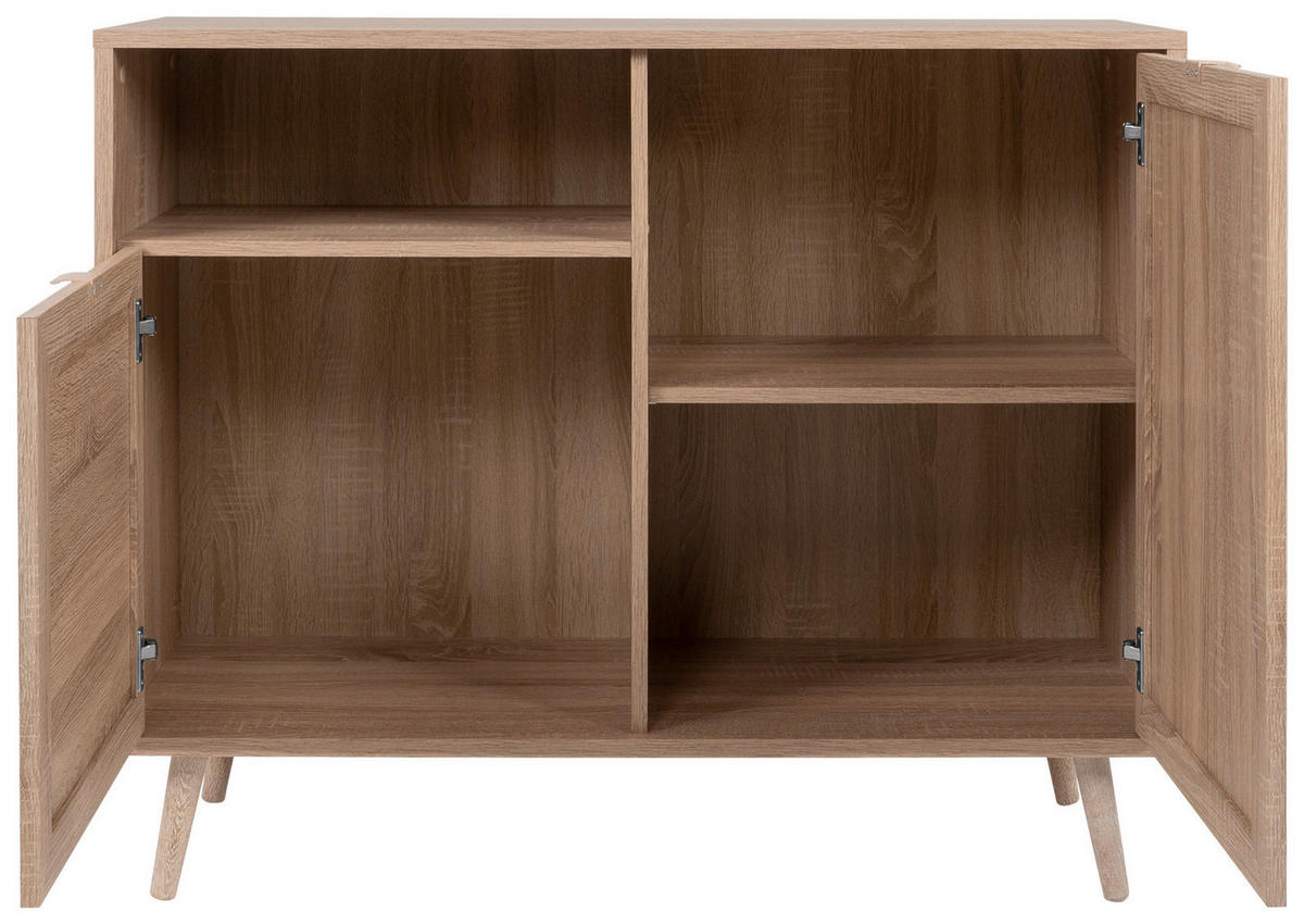 Kommode Bali Eiche Sonoma Nachbildung B/H/T: ca. 102x87x40 cm Bali - Eiche (102,00/87,00/40,00cm)
