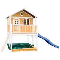 AXI Spielhaus Marc braun B/H/L: ca. 432x293x212 cm Marc - braun/blau (212,00/432,00/293,00cm) - AXI