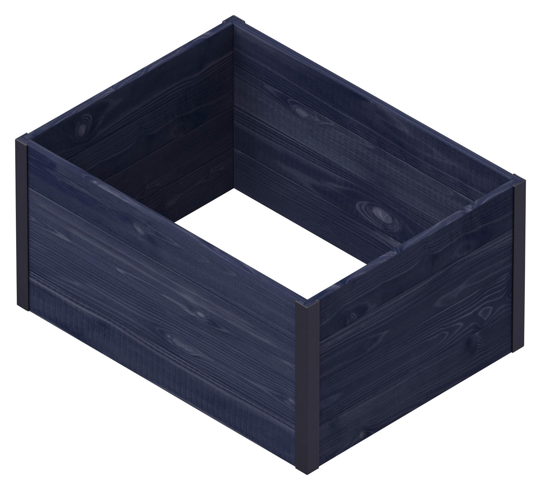 UPYARD Hochbeet MODERN schwarz Holz B/H/L: ca. 60x40x80 cm MODERN - schwarz (80,00/60,00/40,00cm) - UPYARD