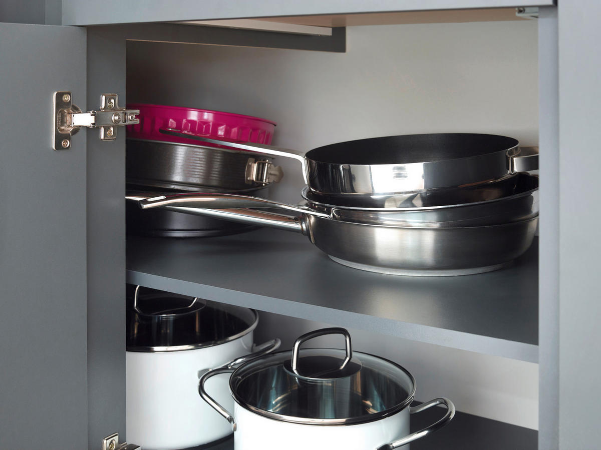 Winkelküche Oliver B/H/T: ca. 310x205x172 cm Oliver - granit/grau (310,00/205,00/172,00cm) - Respekta