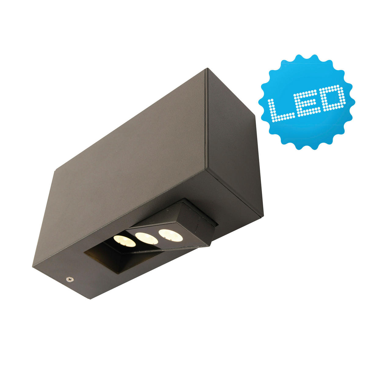 LED-Leuchten 1151160 anthrazit B/H/T: ca. 20x12x7 cm Mora - anthrazit (20,00/12,00/7,00cm) - Näve Leuchten