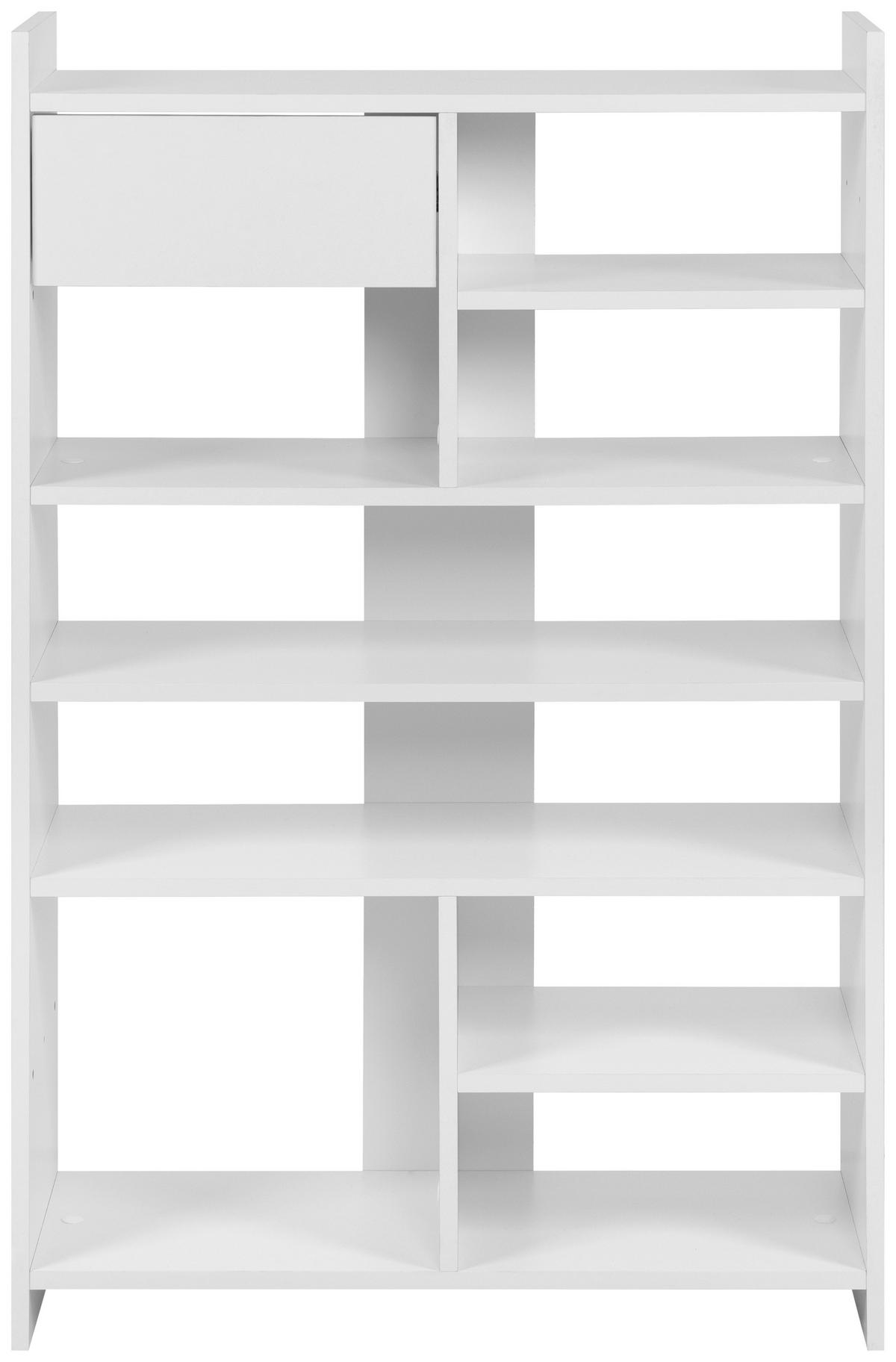 Regal Münster weiß B/H/T: ca. 72x109x25 cm Münster - weiß (72,00/109,00/25,00cm)