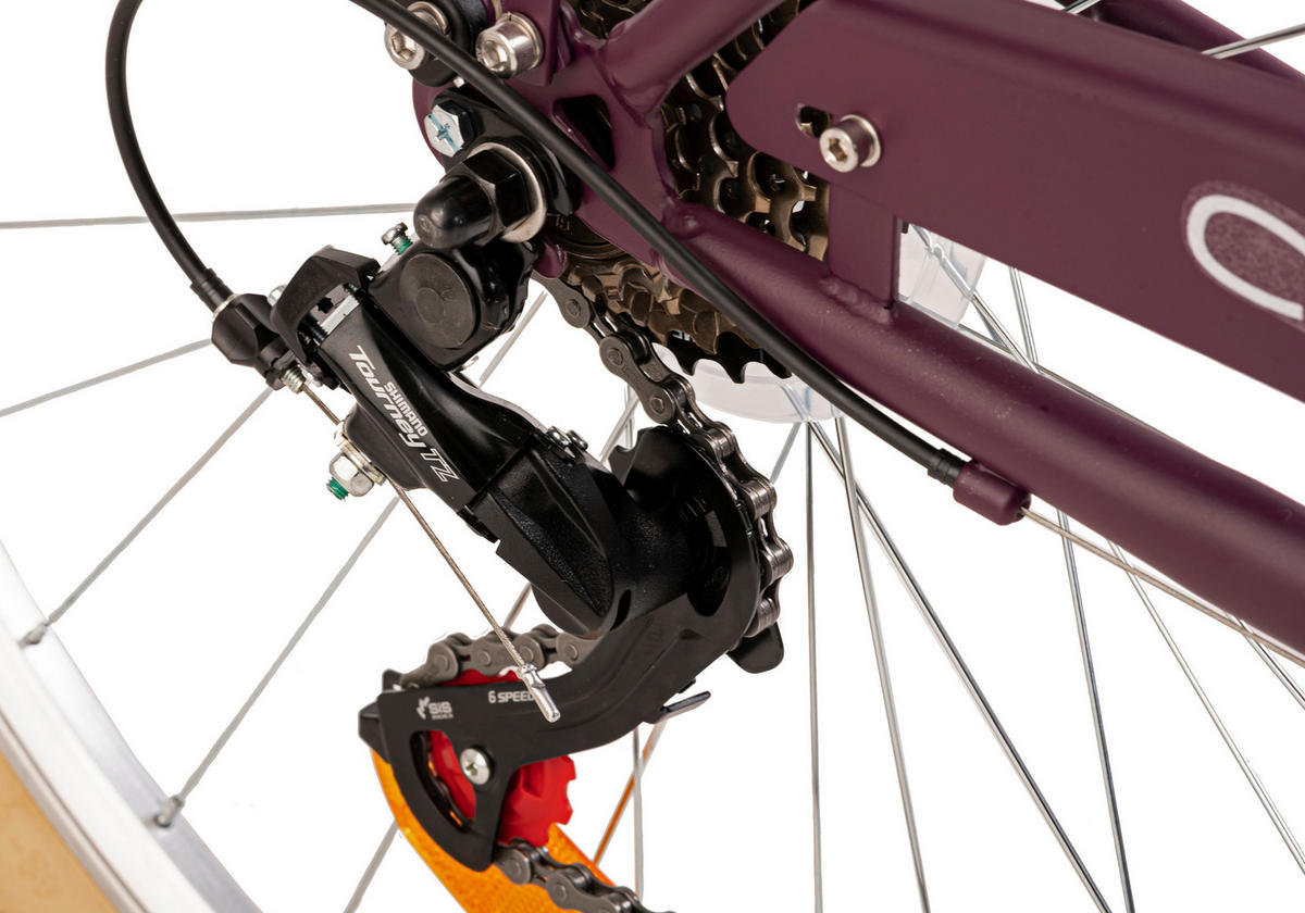 DaCapo Damenfahrrad Casino 169C 28 Zoll Rahmenhöhe 48 cm 6 Gänge aubergine aubergine ca. 28 Zoll Casino - aubergine - DaCapo