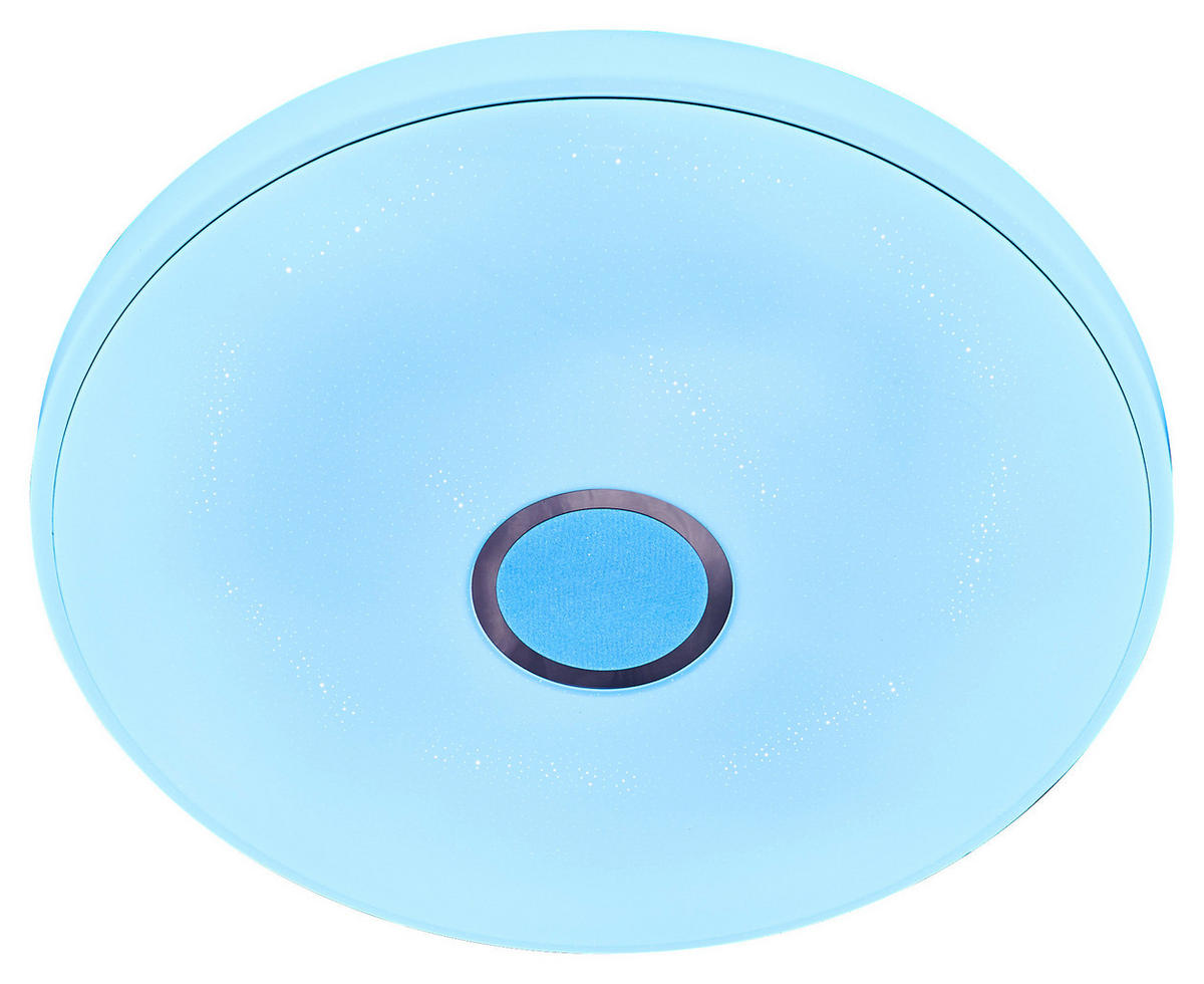 POCOline Deckenleuchte weiß Chrom Kunststoff D: ca. 70 cm Joyce - weiß/Chrom (70,00cm) - POCOline