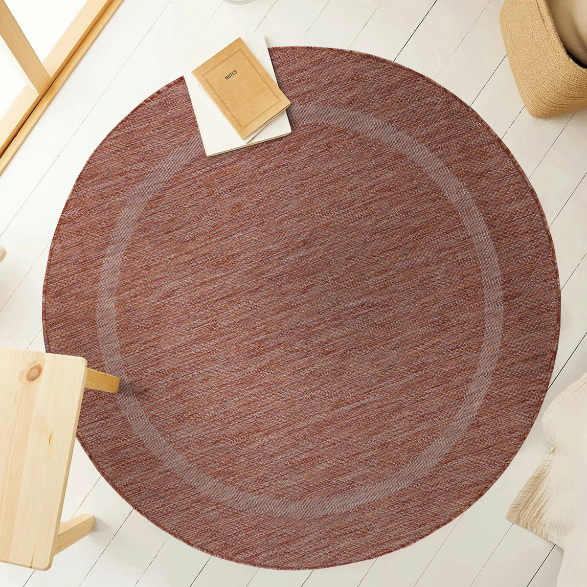 Ayyildiz Teppich RELAX rot B/L: ca. 120x120 cm RELAX - rot (120,00/120,00cm) - Ayyildiz