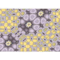 Komar Fototapete Fractal Flakes B/L: ca. 350x250 cm Fractal Flakes - (350,00/250,00cm) - Komar
