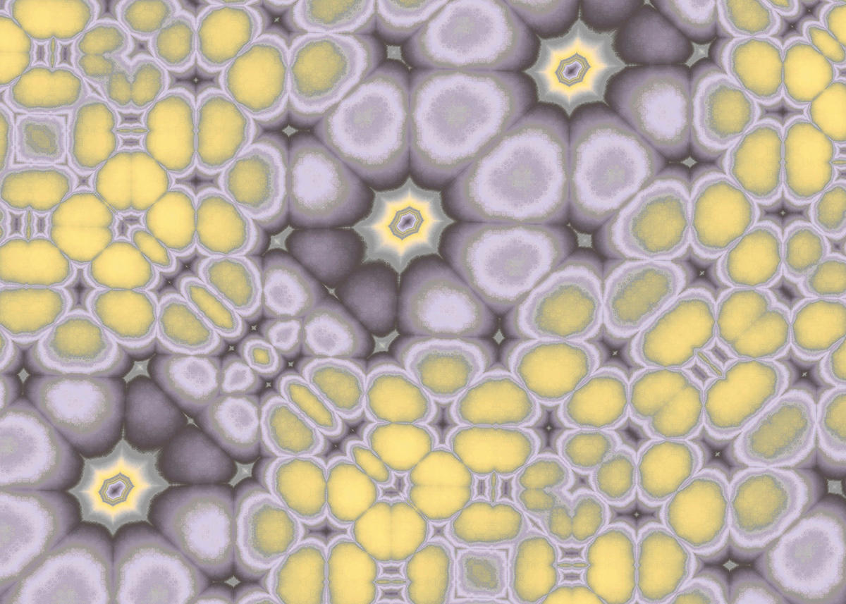 Komar Fototapete Fractal Flakes B/L: ca. 350x250 cm Fractal Flakes - (350,00/250,00cm) - Komar