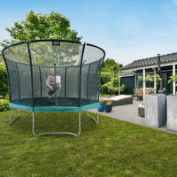 AXI Trampolin Denver schwarz B/H/T: ca. 405x269x405 cm Denver - schwarz/grün (405,00/269,00/405,00cm) - AXI