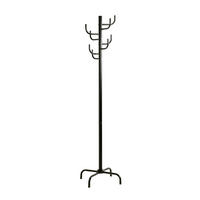 Garderobenständer  schwarz lackiert H/D: ca. 180x48 cm Cactus_Garderobenständer 43100 - schwarz (48,00/180,00cm)