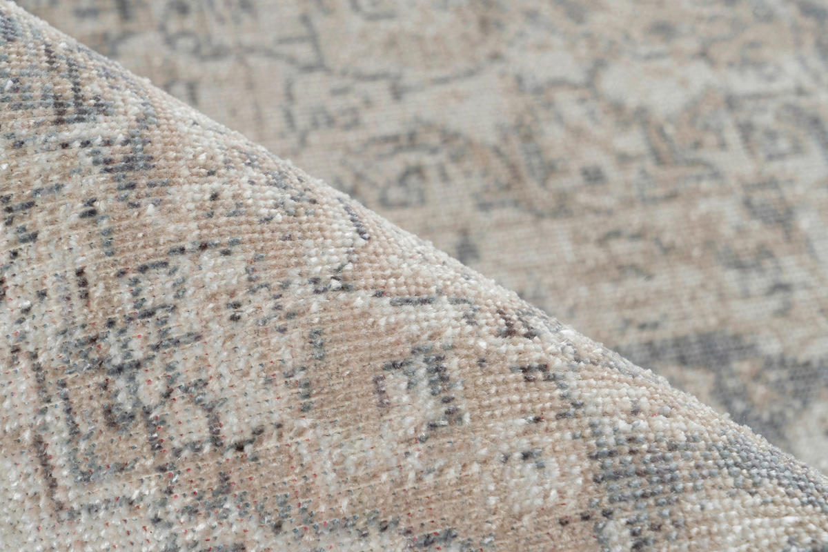 360Living Teppich Dilan grau B/L: ca. 80x150 cm Dilan - grau (80,00/150,00cm) - 360Living