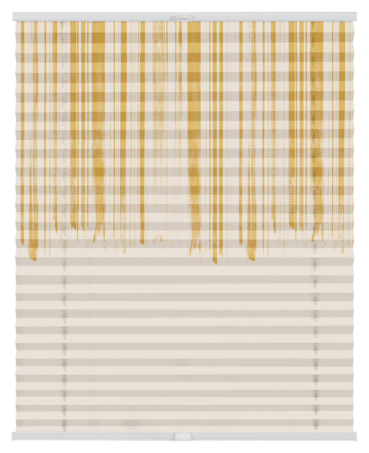 Spannplissee Flowing Honey gelb B/L: ca. 80x130 cm Flowing Honey - gelb (80,00/130,00cm) - LICHTBLICK