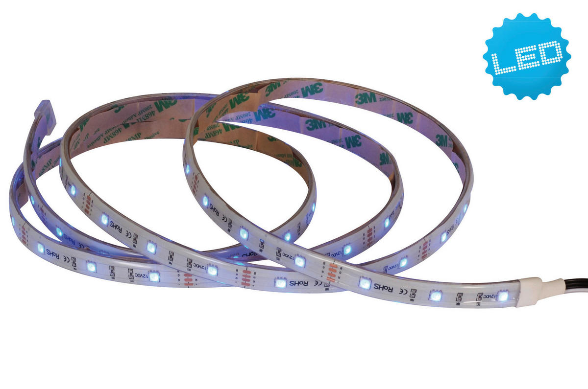 Näve Leuchten LED-Streifen bunt Kunststoff B/H/T: ca. 200x0,3x1 cm LED-Streifen - bunt (200,00/0,30/1,00cm) - Näve Leuchten