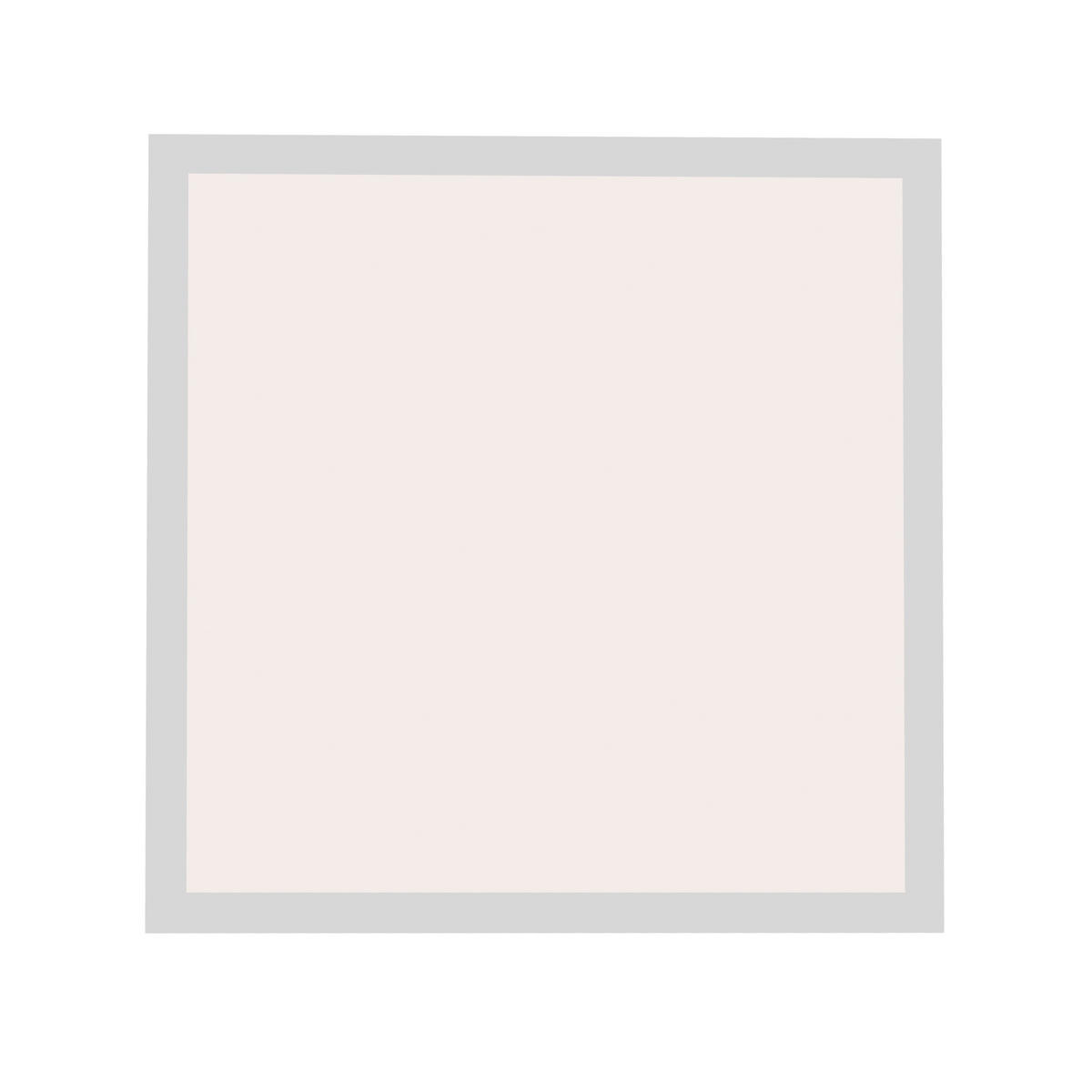 Just Light LED-Deckenpanel FLAT 14531-16 weiß Kunststoff Metall B/H/T: ca. 45x5,6x45 cm 1 Brennstellen FLAT - weiß (45,00/5,60/45,00cm) - Just Light