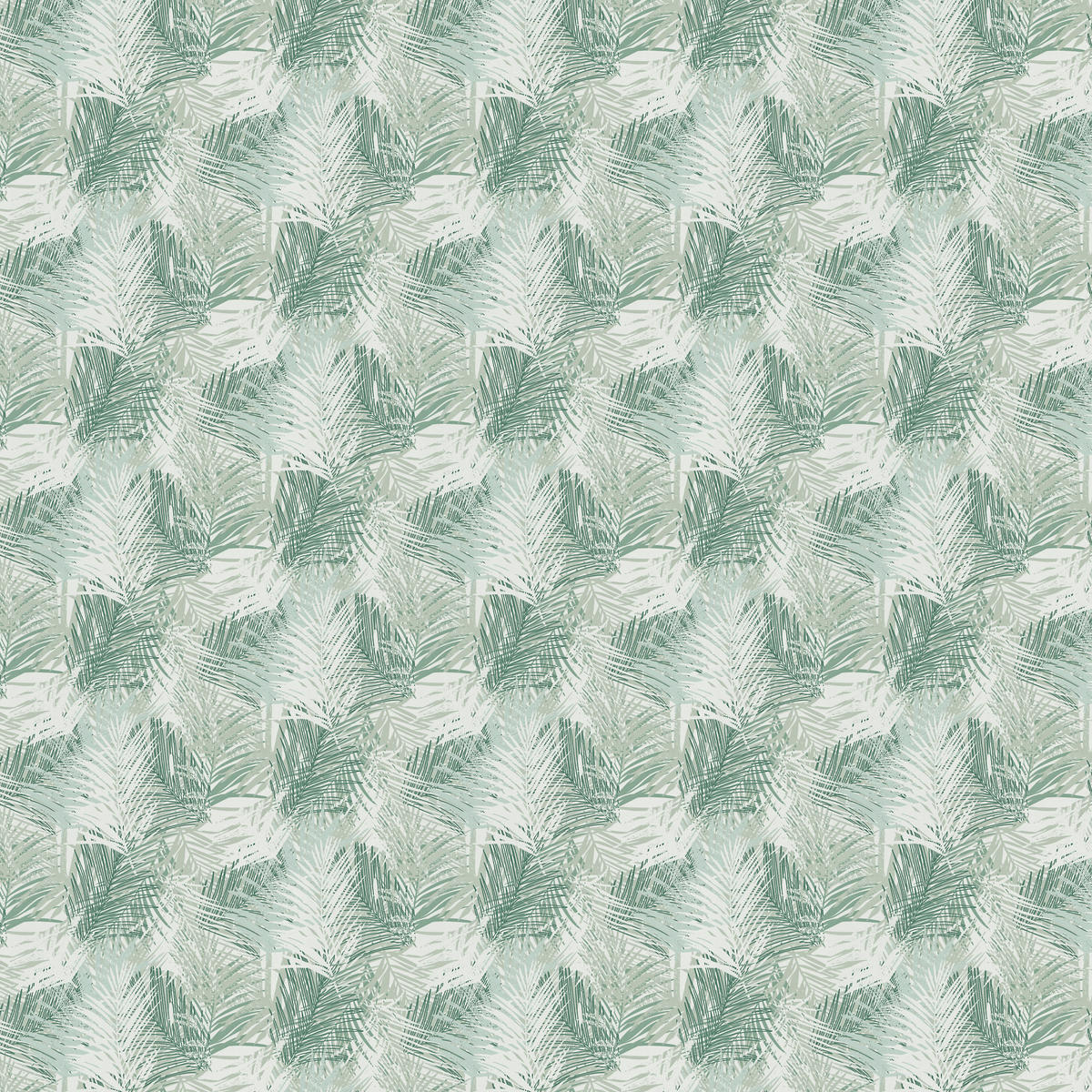 Erismann Vliestapete Palmenblätter grün weiß B/L: ca. 53x1005 cm Vliestapete_10350-07 - weiß/grün (53,00/1005,00cm) - Erismann