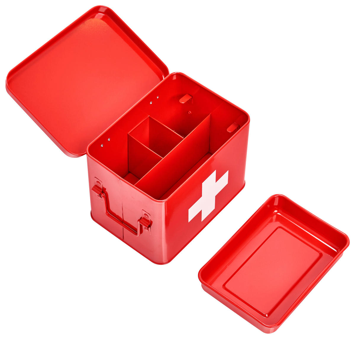 Zeller Medizinbox rot Medizinbox - rot (22,50/16,50/15,50cm) - Zeller