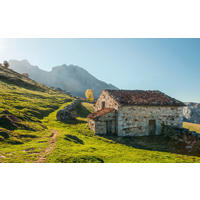 Komar Fototapete Picos de Europe Alm B/L: ca. 450x280 cm Picos de Europe Alm - (450,00/280,00cm) - Komar