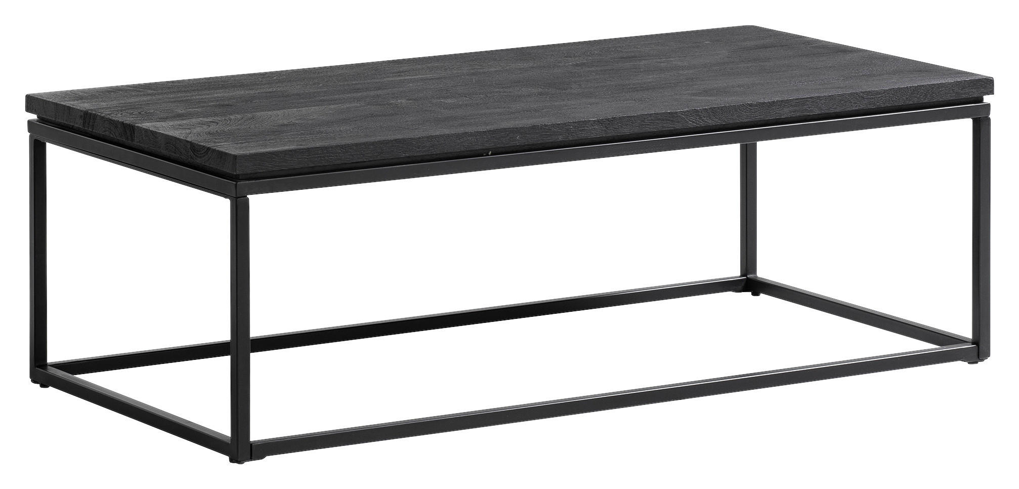 Couchtisch schwarz B/H/T: ca. 120x40x60 cm Couchtisch - schwarz (120,00/40,00/60,00cm) - Wohnling