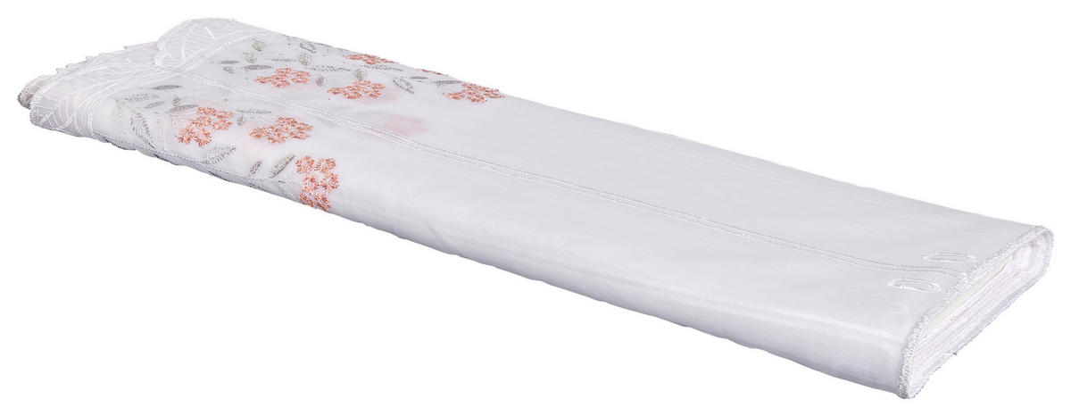 Scheibengardinen-Meterware Nadja rosé H: ca. 60 cm Nadja - gold/rosé (60,00cm)