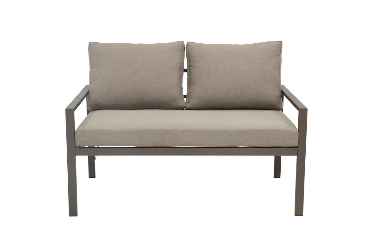 POCOline Gartensitzgruppe Toulouse braun Stahl Toulouse - braun/beige - POCOline