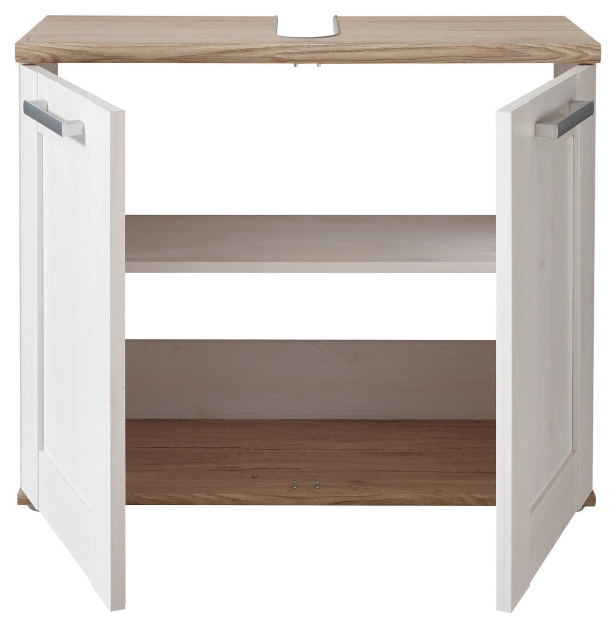 Waschbeckenunterschrank Romance Sibiu Lärche Nachbildung Eiche San-Remo Nachbildung B/H/T: ca. 80x66x32 cm Romance - Eiche (80,00/66,00/32,00cm)