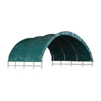 vidaXL Weidezelt B/H/T: ca. 370x160x370 cm Weidezelt - grün (370,00/160,00/370,00cm) - vidaXL