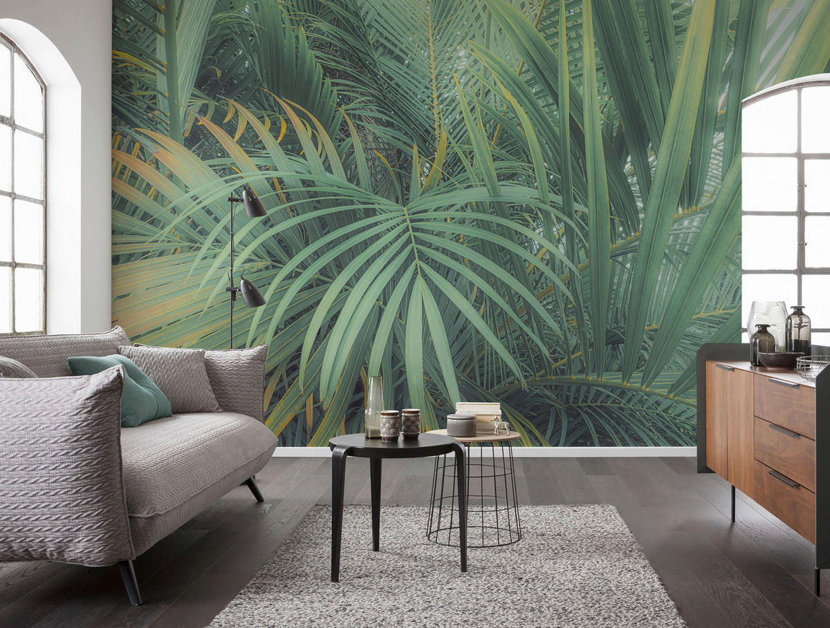 Komar Fototapete Foggy Fern B/L: ca. 400x250 cm Foggy Fern - (400,00/250,00cm) - Komar