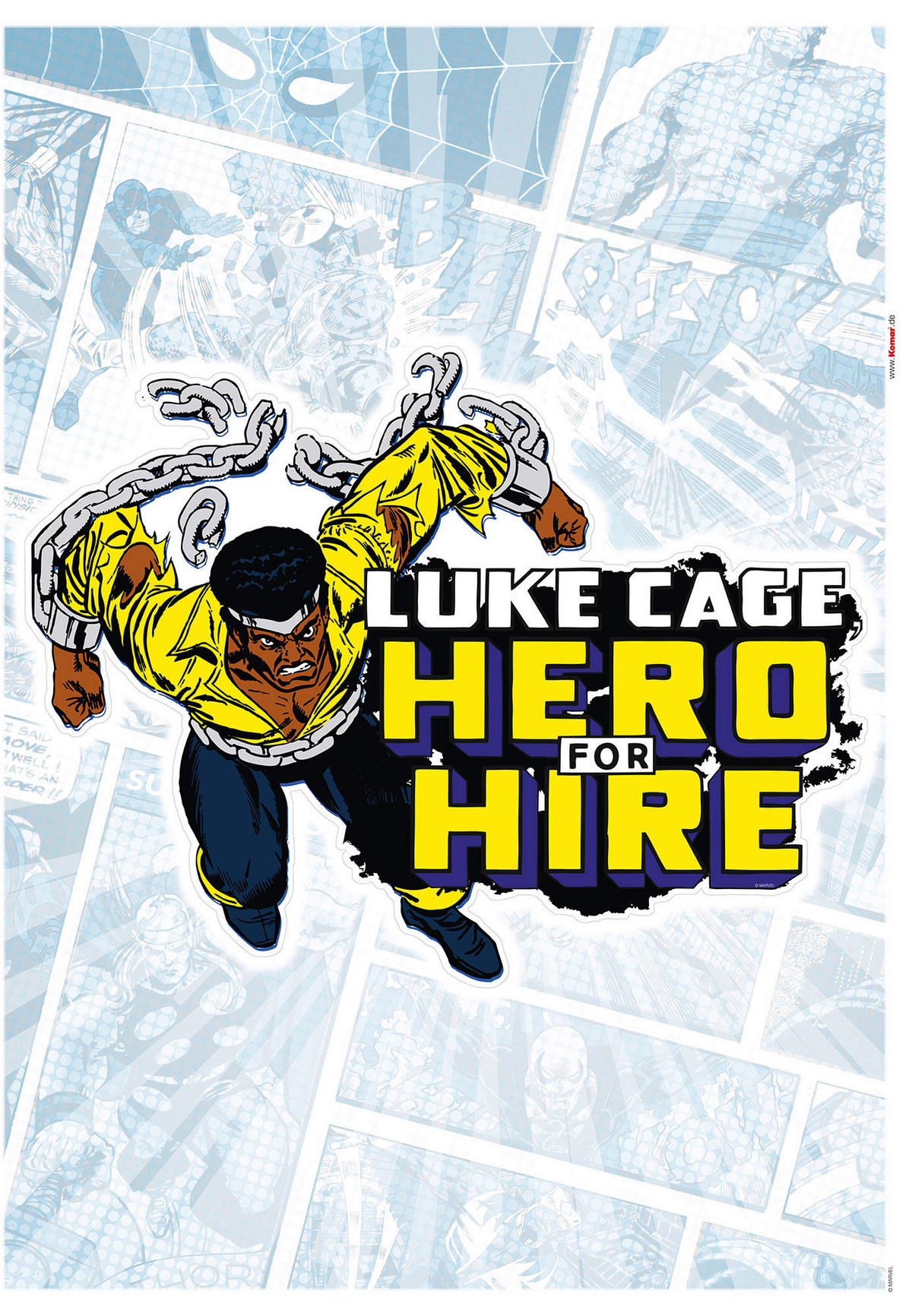 Komar Wandtattoo Luke Cage Comic  Luke Cage Comic B/L: ca. 50x70 cm Luke Cage Comic - (50,00/70,00cm) - Komar