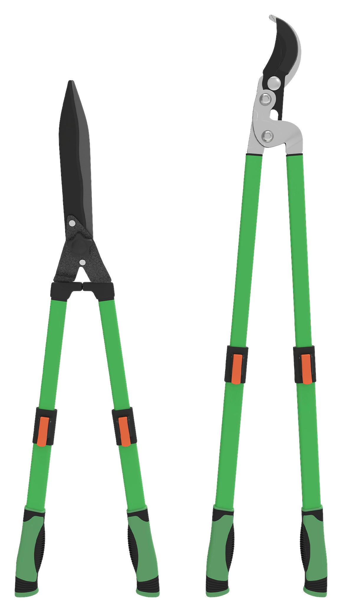 Outsunny Gartenwerkzeug-Set grün Kunststoff B/H/L: ca. 23x9,5x78,5 cm Gartenwerkzeug-Set - grün (78,50/23,00/9,50cm) - Outsunny