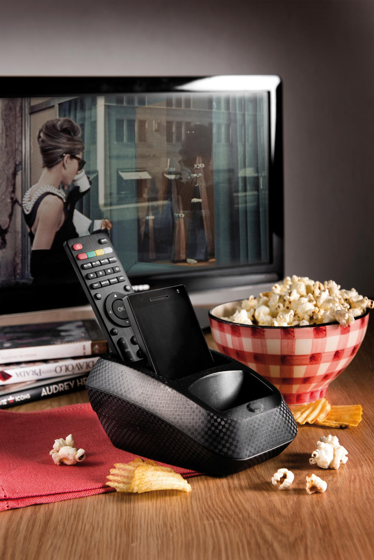 Snips Fernbedienungshalter schwarz Fernbedienungshalter - schwarz (17,00/10,00/8,00cm) - Snips