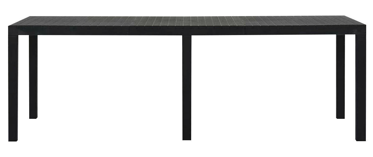 ProGarden Gartentisch Indo anthrazit Kunststoff B/H/L: ca. 220x90x72 cm Indo - anthrazit (72,00/220,00/90,00cm) - ProGarden