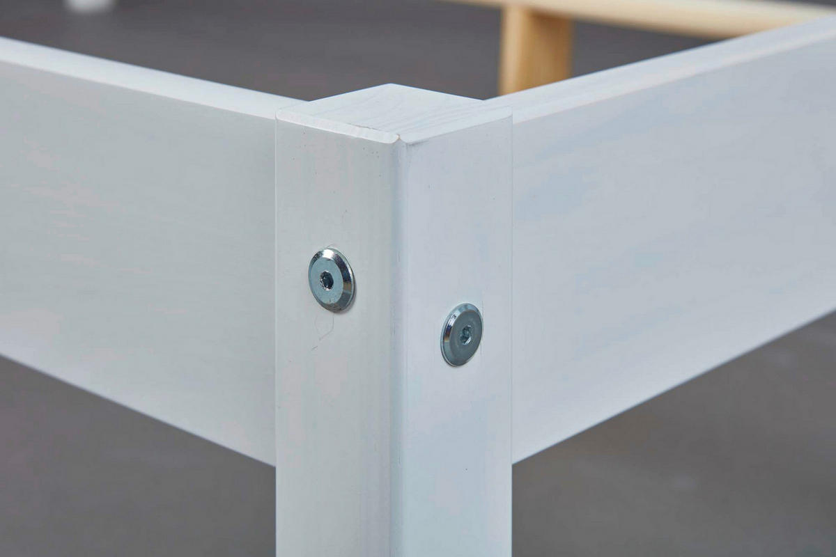 Bett Vilmar weiß Liegefläche B/L: ca. 140x200 cm Vilmar - weiß (148,00/70,00/210,00cm)