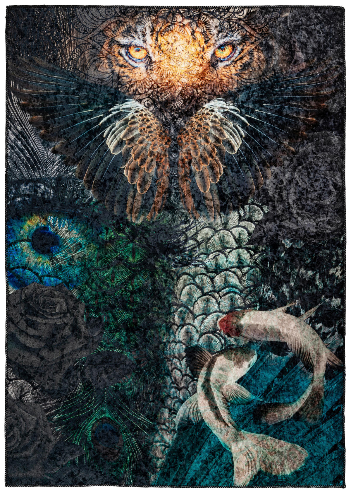 Obsession Teppich My Jungle Multi B/L: ca. 120x170 cm My Jungle - Multi (120,00/170,00cm) - Obsession