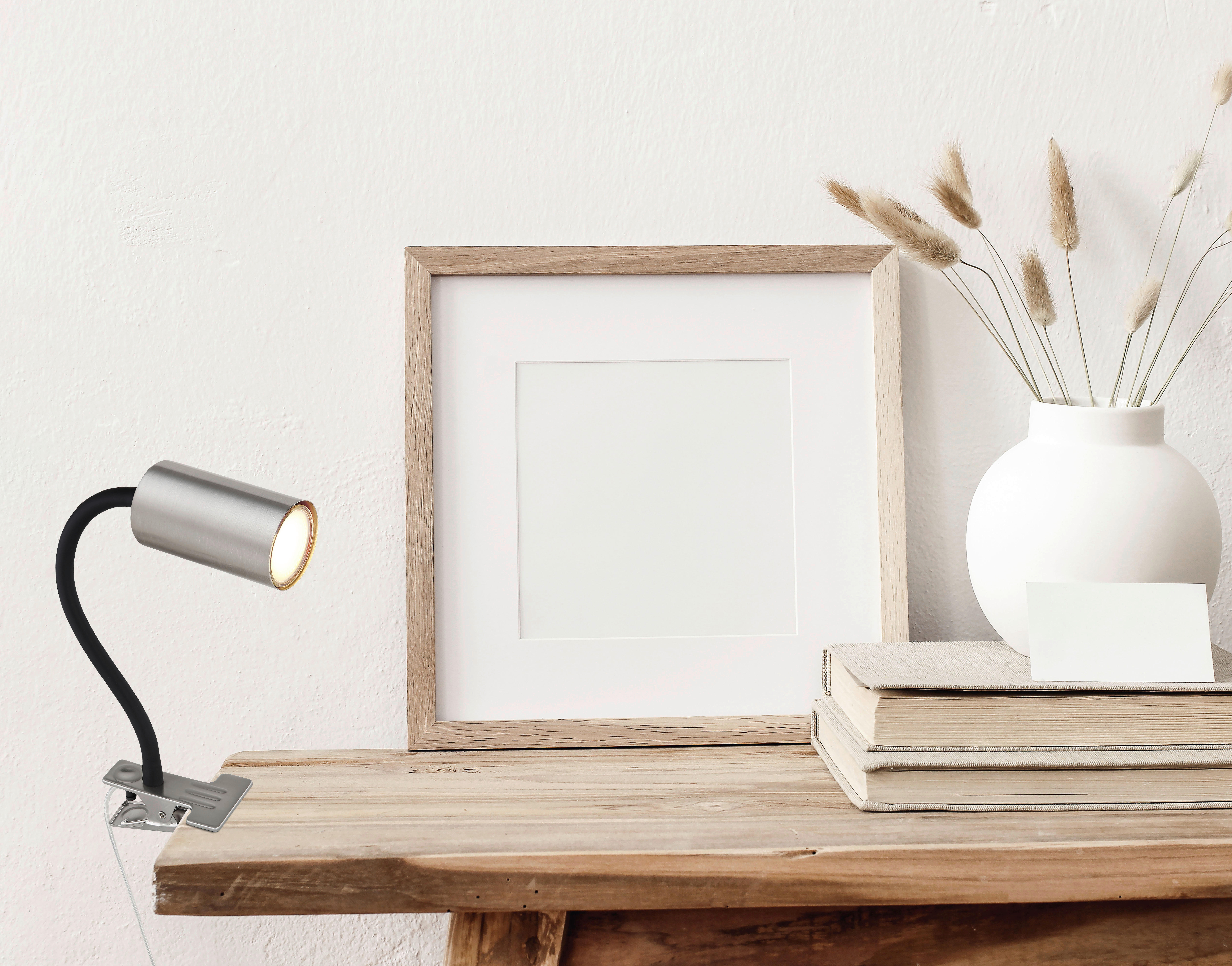 GLOBO Pendelleuchte nickel matt Metall B/H/T: ca. 10x41,5x29 cm 1 Brennstellen ROBBY - nickel matt (10,00/41,50/29,00cm) - GLOBO