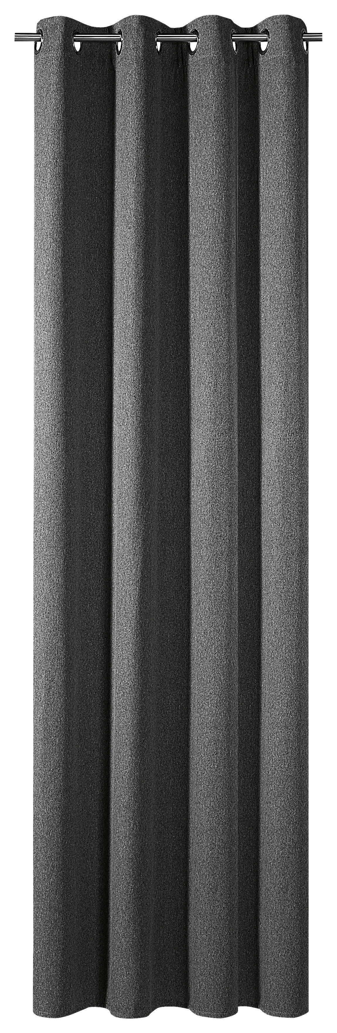 Thermovorhang Berlin anthrazit B/L: ca. 140x245 cm Berlin - anthrazit (140,00/245,00cm) - Happy Home