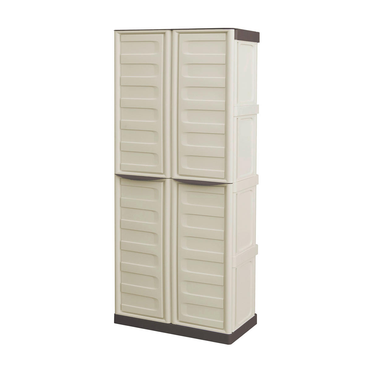 Artplast Kunststoffschrank Spazio braun Polyrattan B/H/L: ca. 39x165x70 cm Spazio - braun/beige (70,00/39,00/165,00cm) - ArtPlast