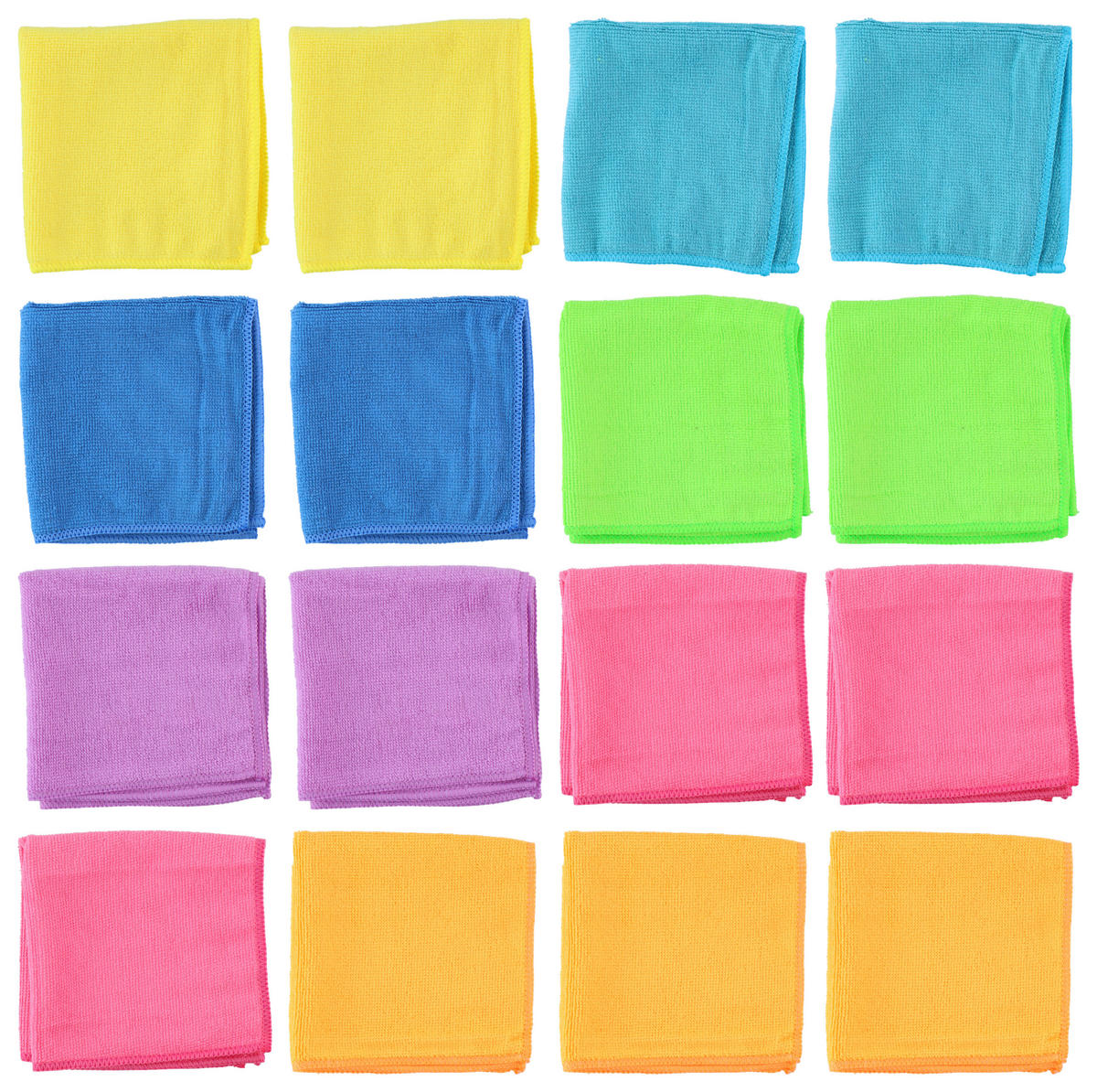 Mikrofasertücher bunt Mikrofasertücher_16erSet - bunt