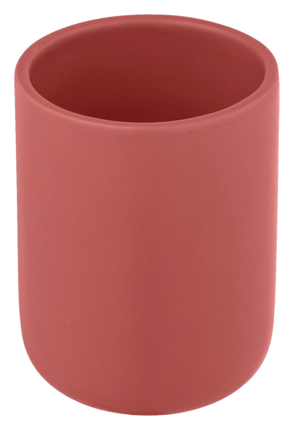 Zahnputzbecher rot Keramik H/D: ca. 10x8 cm Zahnputzbecher_Olinda_Allstar rot - rot (8,00/10,00cm) - Allstar