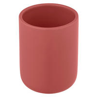 Zahnputzbecher rot Keramik H/D: ca. 10x8 cm Zahnputzbecher_Olinda_Allstar rot - rot (8,00/10,00cm) - Allstar